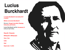 Tablet Screenshot of lucius-burckhardt.org